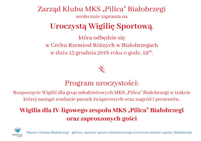 zaproszenie pilica 2018
